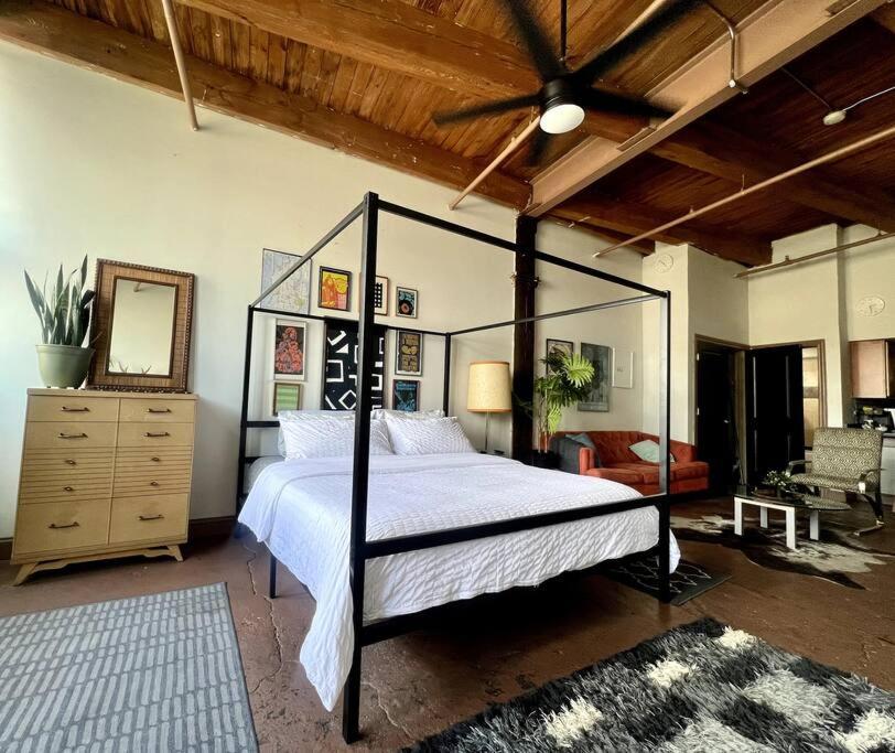 420 Friendly Boho Loft Downtown King Suite Free Parking Detroit Dış mekan fotoğraf